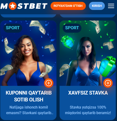 Sport tikish bonuslari